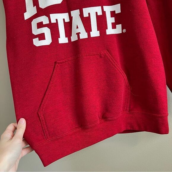 ✨ Gildan Red Iowa State University Hoodie Small - Picture 4 of 10